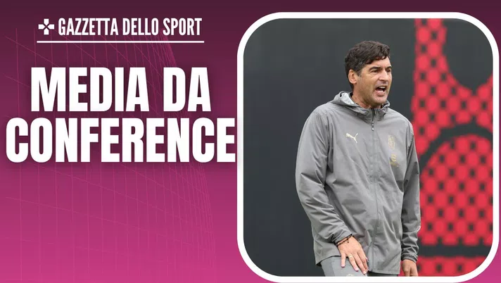 Paulo Fonseca AC Milan allenamento Milanello