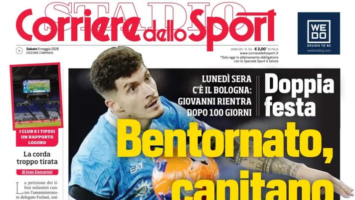 Prime pagine giornali sportivi oggi: il Napoli sui media- immagine 1