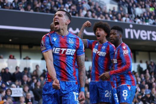Munoz esulta al secondo gol di Fulham-Crystal Palace del 22 febbraio 2025. (Photo by Molly Darlington/Getty Images) Fulham-Crystal Palace