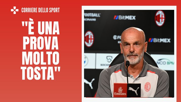 Conferenza stampa Pioli Milan-Torino Serie A 2023-2024