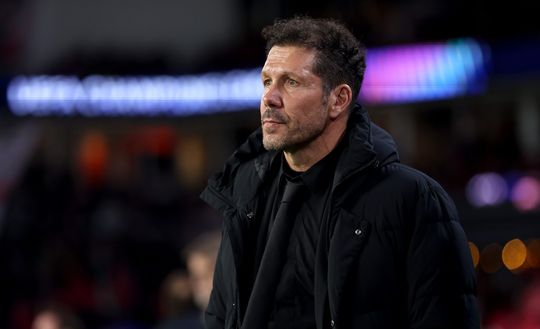 EINDHOVEN, NETHERLANDS - DECEMBER 09: Diego Simeone, Head Coach of Atletico de Madrid, is seen during the UEFA Champions League 2025/26 League Phase MD6 match between PSV Eindhoven and Atletico de Madrid at PSV Stadion on December 09, 2025 in Eindhoven, Netherlands. (Photo by Lars Baron/Getty Images)