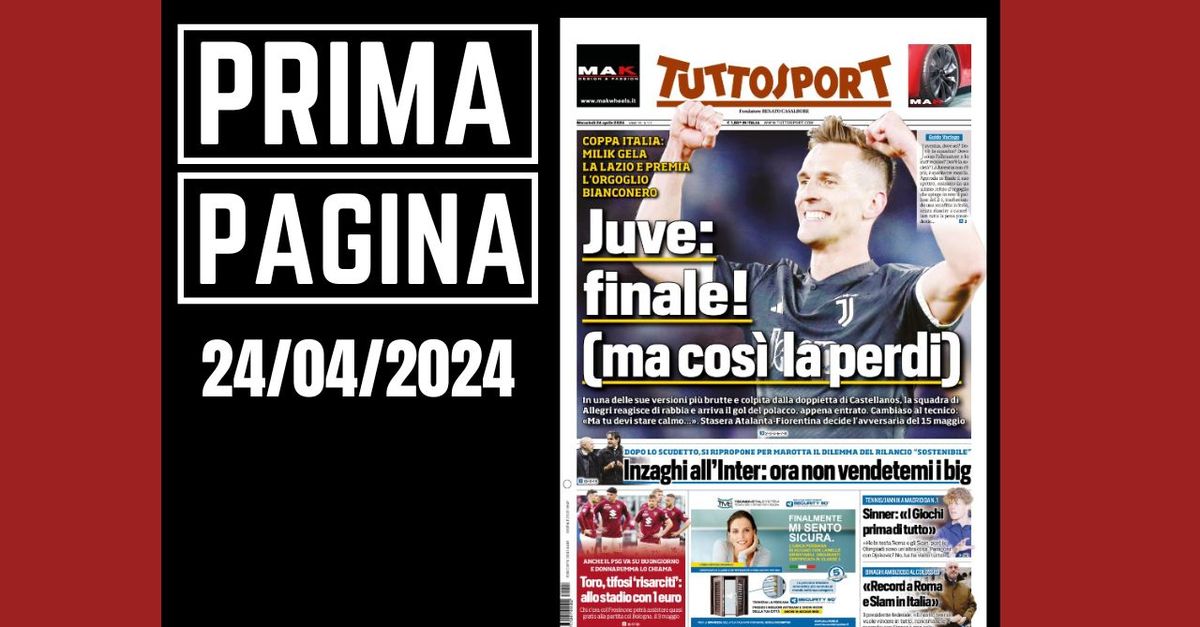 Prima pagina Tuttosport: Inzaghi all’Inter. Non vendete i big