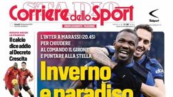 LA PRIMA PAGINA DEL CORRIERE DELLO SPORT: “Kvara guida il Napoli, Raspadori falso nueve”