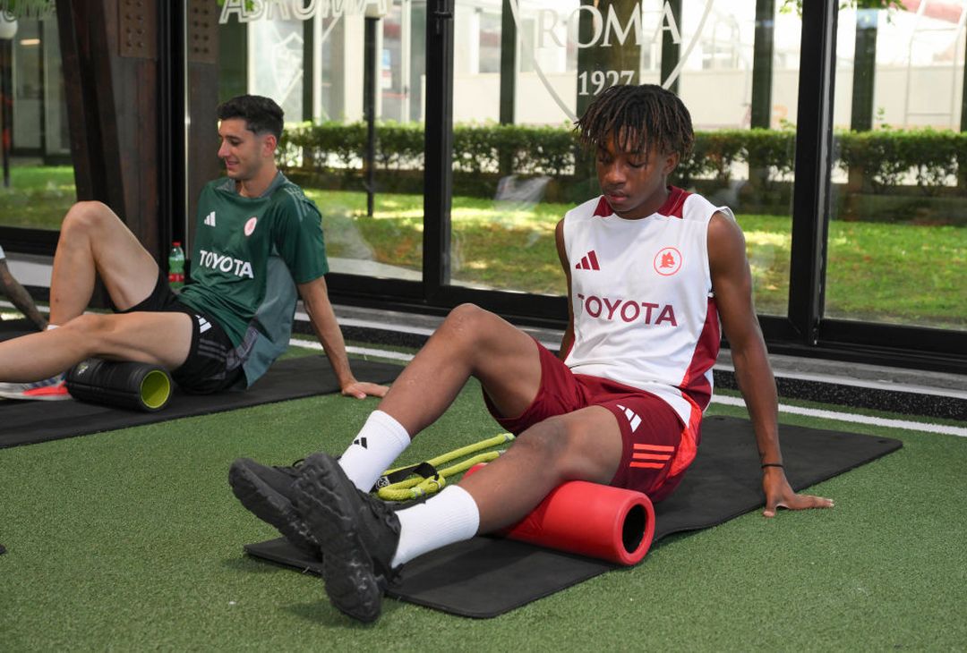 Roma, continua il ritiro: scarico dopo l’amichevole contro il Latina – FOTO GALLERY - immagine 6