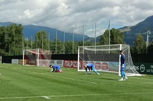 L’allenamento mattutino a Prato allo Stelvio: Vanja in campo - immagine 2
