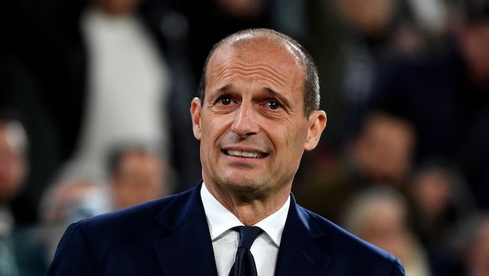 TURIN, ITALY - APRIL 02: Massimiliano Allegri, Head Coach of Juventus, looks on prior to the Coppa Italia Semi-Final match between Juventus FC and SS Lazio at the Allianz Stadium on April 02, 2024 in Turin, Italy. (Photo by Valerio Pennicino/Getty Images) Allegri: “La Juventus quest’anno doveva andare in Champions. Futuro? Tra 10 giorni saprete” - immagine 1