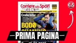 Prima pagina Corriere dello Sport: “Il +7 in campionato sul Milan non consola Chivu”