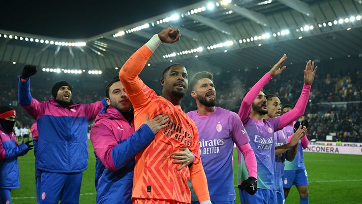 Mike Maignan AC Milan Udinese-Milan 2-3 Serie A 2023-2024