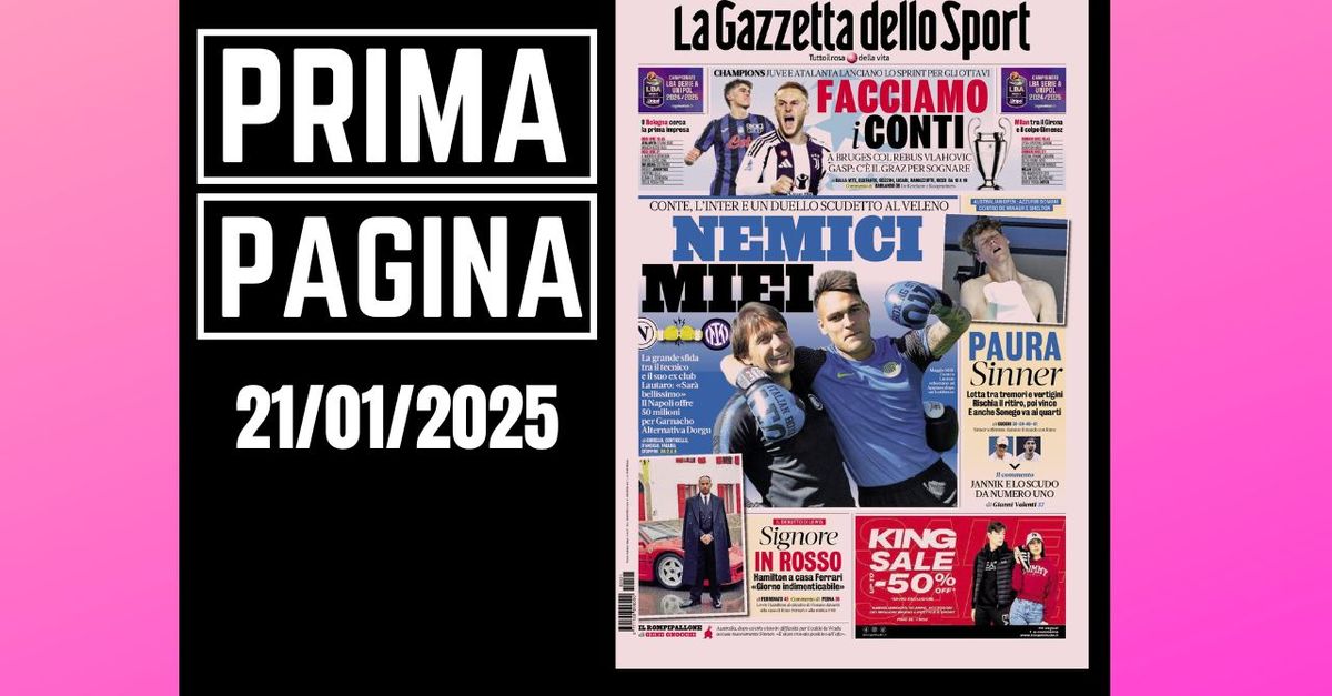 Prima pagina Gazzetta dello Sport: “Milan tra Girona e colpo Giménez”