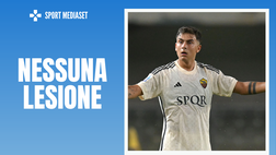 Roma, nessuna lesione per Dybala: la gara con il Milan rimane a rischio