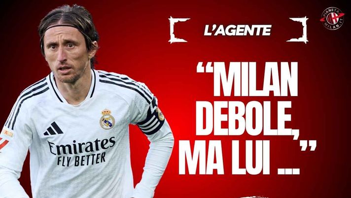 L'agente: 'Modric-Milan? Trasferimento facile. In rossonero sarà migliore ...'