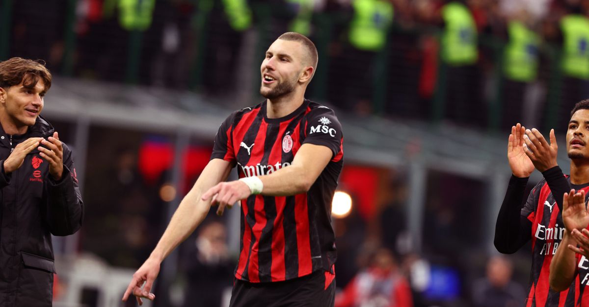 Milan Roma, Pavlovic: “Contento per il gol e la vittoria. Allegri mi da tante indicazioni”