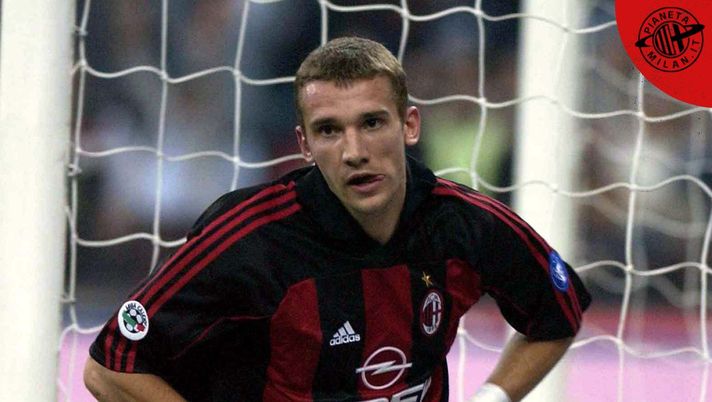 Andriy Shevchenko, attaccante AC Milan, durante la stagione 2001-02 (foto Getty Images) “Non poteva farlo”: il gol di Shevchenko che sorprese Buffon in Milan-Juve