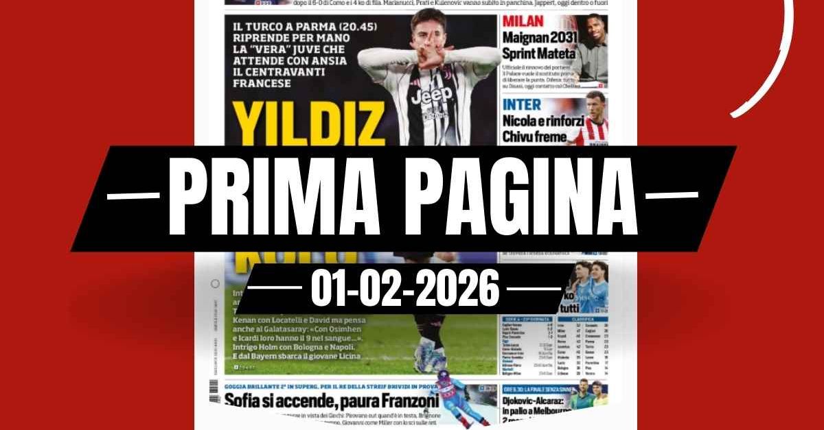 Prima pagina Tuttosport: Milan, Maignan 2031. Sprint Mateta Prima pagina Tuttosport: Milan, Maignan 2031. Sprint Mateta
