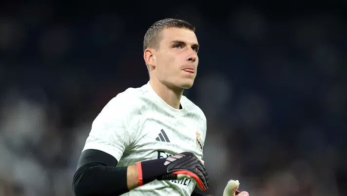 Andrij Lunin Real Madrid-Milan 1-3 Champions League 2024-2025