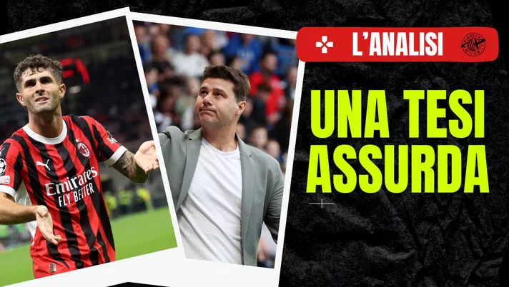 esultanza gol Christian Pulisic AC Milan Milan-Liverpool 1-3 Champions League 2024-2025 Pochettino