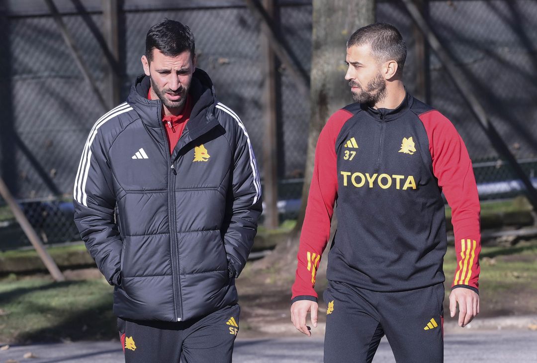 Roma, l’ultimo allenamento prima della Fiorentina – FOTO GALLERY - immagine 15