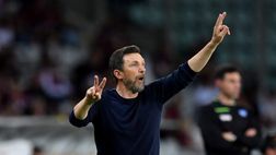 Di Francesco: “Ci sono tre assenti, rientra Sagrado. Yeboah e i gol? Leggevo un articolo su Ndoye…”
