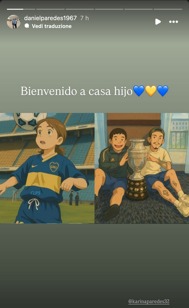 Il Boca Juniors e il papà annunciano il ritorno di Paredes: giovedì la presentazione- immagine 2