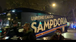 Video – Torino-Sampdoria: l’arrivo del pullman blucerchiato allo stadio