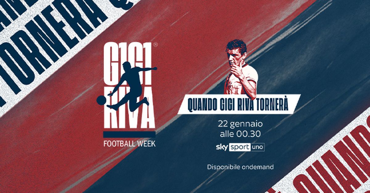 “Quando Gigi Riva tornerà”: su Skysport lo speciale dedicato a Rombo di Tuono