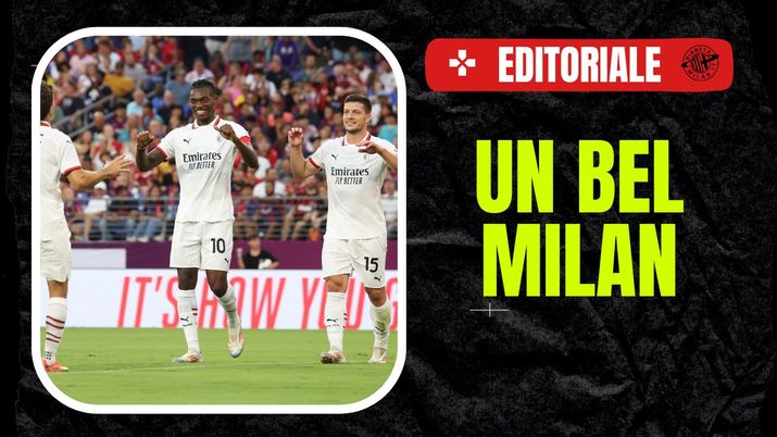esultanza gol Pulisic AC Milan amichevole Barcellona-Milan 5-6 dcr Soccer Champions Tour 2024 USA