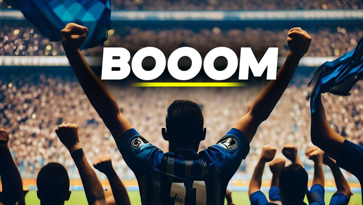 Tifosi dell'Inter che esultano