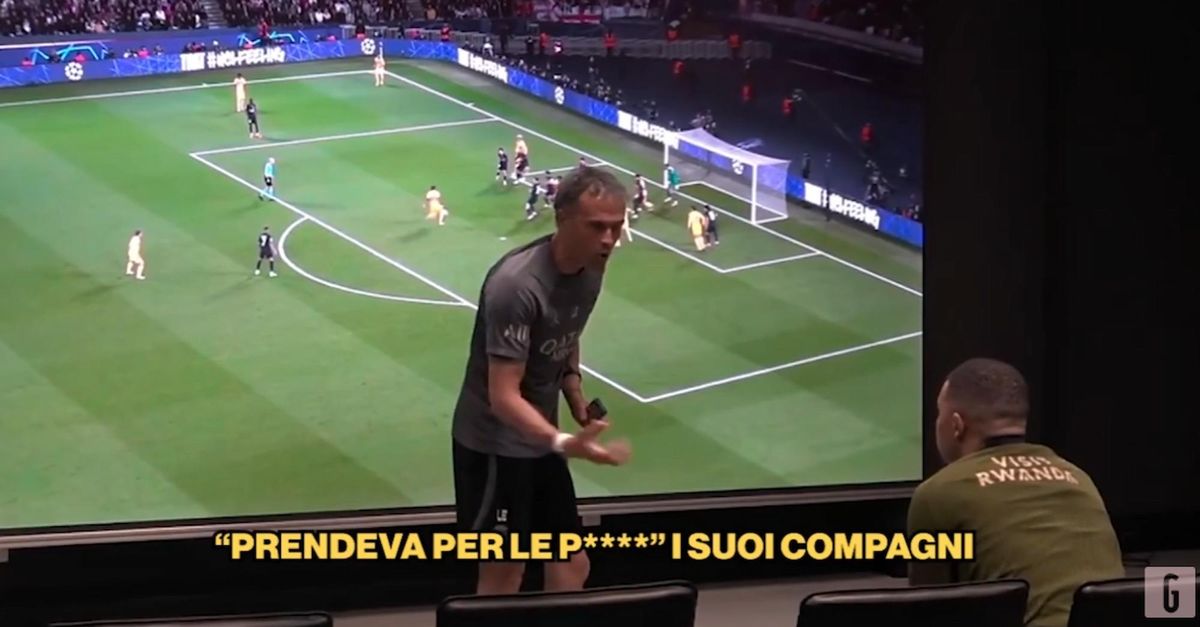 VIDEO / Luis Enrique a Mbappé: “Devi difendere come un figlio di…”