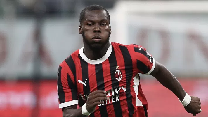 Yunus Musah AC Milan Milan-Napoli 0-2 Serie A 2024-2025