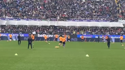VIDEO VN – Inizia l’allenamento viola tra i cori della Curva
