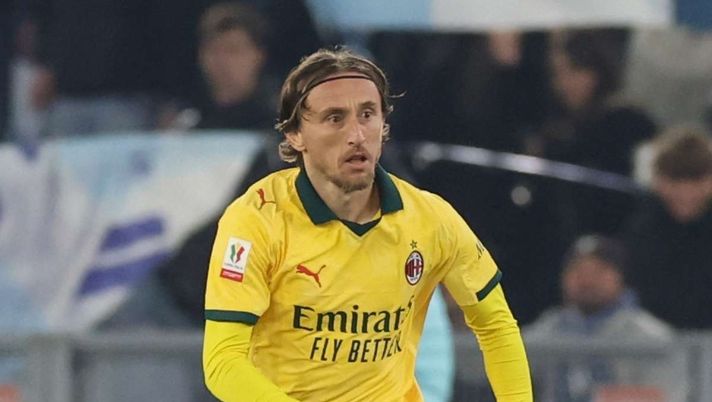 Luka Modric (centrocampista AC Milan), qui durante Lazio-Milan 1-0 (Coppa Italia 2025-2026) | News (Getty Images) Milan, l'idea del rinnovo di Modric si fa sempre più insistente. E c'è un motivo in più