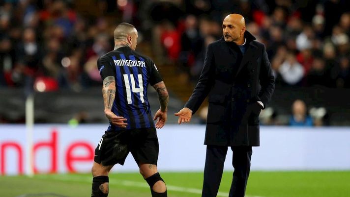 Radja Nainggolan e Luciano Spalletti