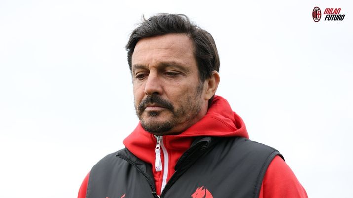 Massimo Oddo, allenatore Milan Futuro