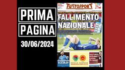 Prima pagina Tuttosport: “Fallimento Nazionale”