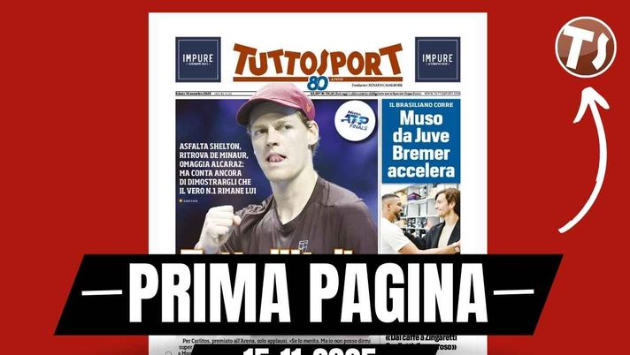 Prima pagina Tuttosport: 'Juventus, Bremer accelera. Torino, Cholito Simeone k.o.'