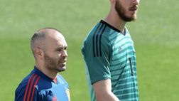 De Gea a Iniesta: “Hai fatto sognare la Spagna, sentiremo la tua mancanza”