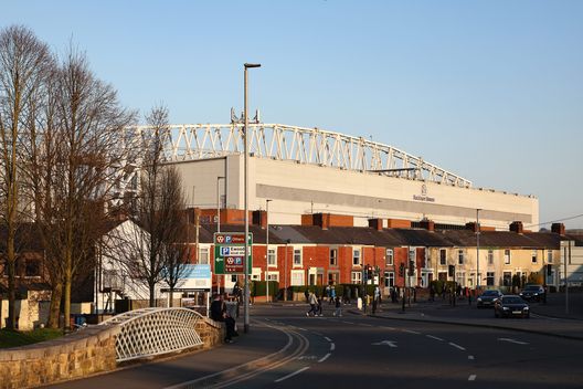 Vista esterna dell'Ewood Park di Blackburn. (Foto di Matt McNulty/Getty Images) Blackburn-Ipswich sospesa all’80’ ma per la EFL si deve rigiocare dall’inizio- immagine 2