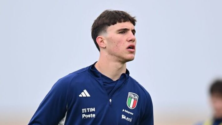 RIMINI, ITALY - MARCH 19: Cesare Casadei of Italy U21 during the Italy U21 Training Session on March 19, 2024 in Rimini, Italy. (Photo by Alessandro Sabattini/Getty Images) Elmas, Casadei, Biraghi, Adams e Vlasic: chi gioca e chi no nel Torino a Bologna - immagine 1