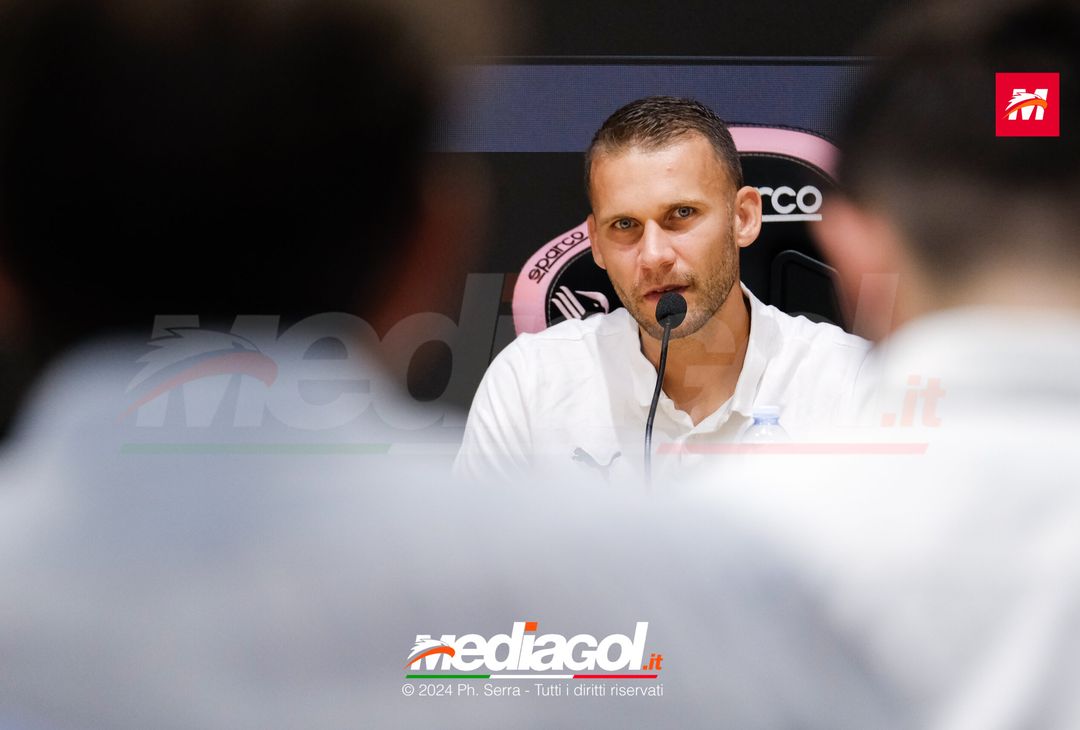 FOTO PALERMO, la presentazione di Alexis Blin in conferenza stampa (Gallery) - immagine 8