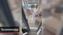 VIDEO – Totti nell’Hotel di Manolas: la location per la vacanza in Grecia con Noemi
