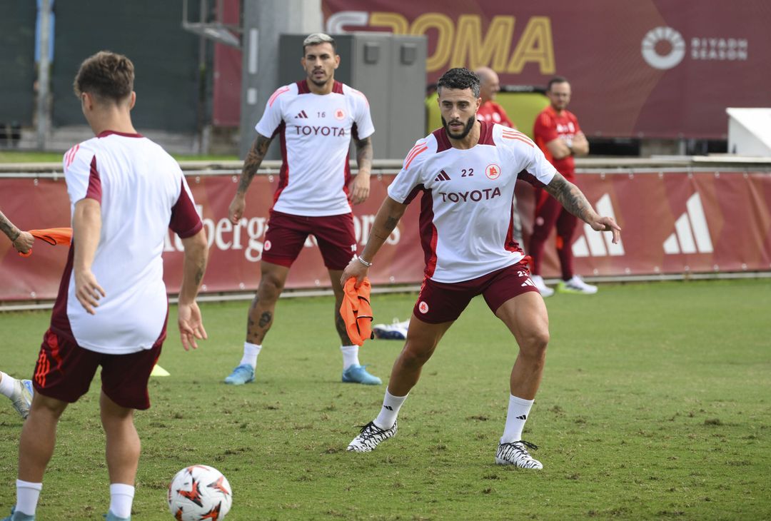 Roma, l’allenamento di oggi in vista dell’Athletic Bilbao – FOTO GALLERY - immagine 29