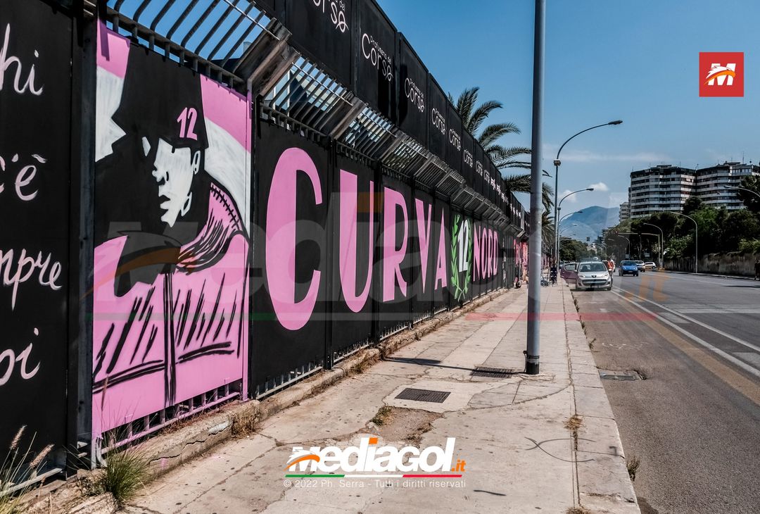 FOTO: I nuovi murales dello stadio ‘Renzo Barbera’ di Palermo (Gallery) - immagine 27