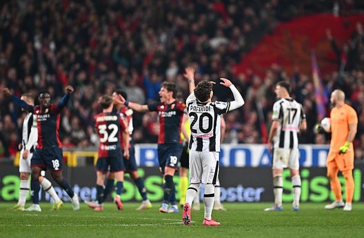 GENOA, ITALY - APRIL 04: Simone Pafundi of Udinese looks dejected after a goal scored by team mate Rui Modesto (not pictured) is disallowed during the Serie A match between Genoa and Udinese at Stadio Luigi Ferraris on April 04, 2025 in Genoa, Italy. (Photo by Simone Arveda/Getty Images) Petiziol (TuttoUdinese) a TN Radio: “Thauvin può rientrare. Ecco chi è il più forte”- immagine 3