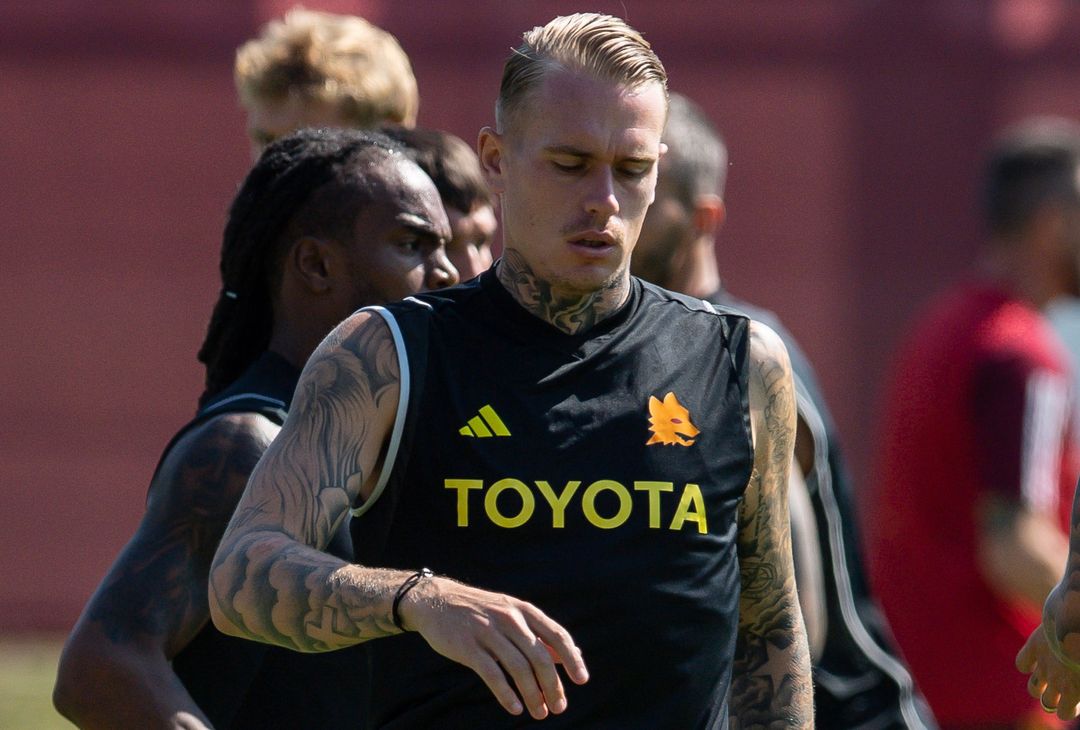 Roma, l’allenamento a tre giorni dall’esordio con la Salernitana – FOTO GALLERY - immagine 11