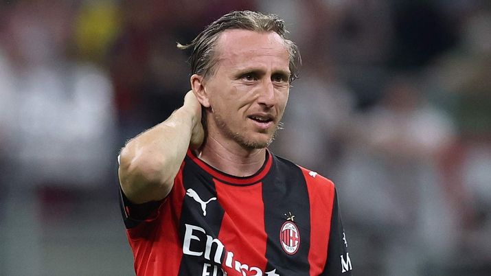 Luka Modric, centrocampista AC Milan, qui al termine di Milan-Cagliari 1-2 di Serie A