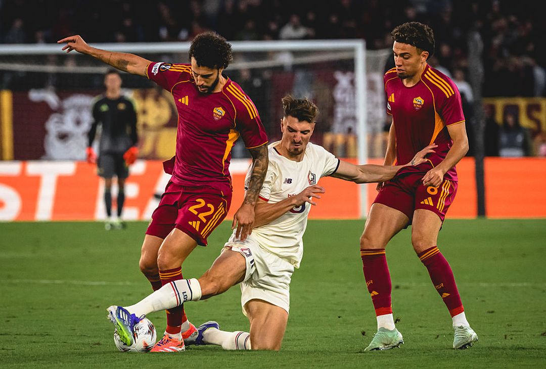 Roma-Lille 0-1 FOTO GALLERY - immagine 12