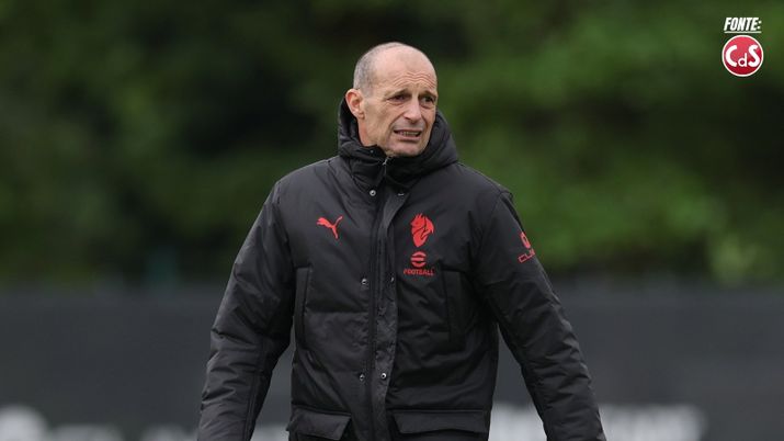Massimiliano Allegri, allenatore AC Milan, qui durante una seduta di allenamento con i rossoneri a Milanello | Milan News (Credits foto: Getty Images) Cardinale vota per la conferma di Allegri al Milan. L'allenatore può lasciare comunque: i motivi