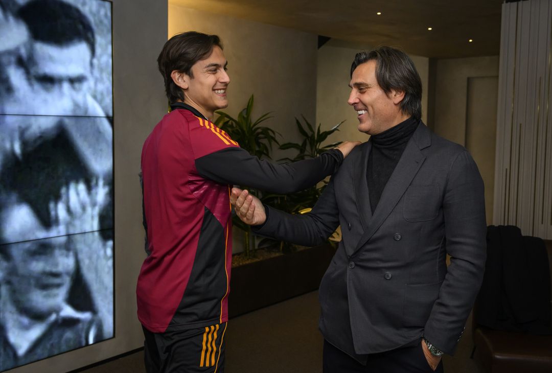 Trigoria, l’allenamento a -2 dal Panathinaikos e la visita di Montella – FOTO GALLERY - immagine 17