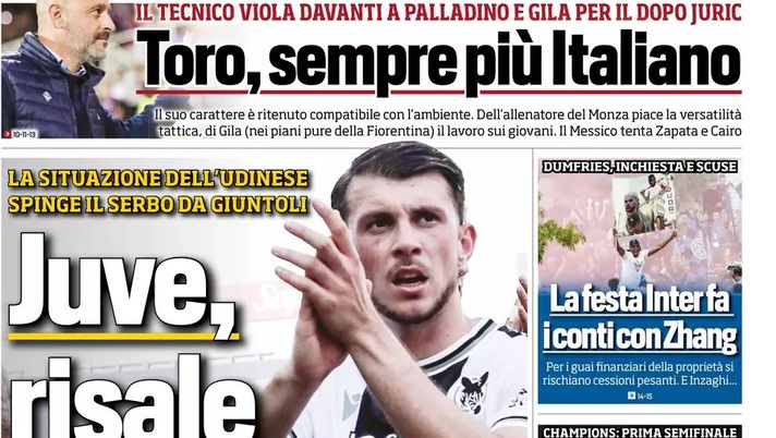 EDICOLA TS – La festa Inter fa i conti con Zhang: per i guai finanziari rischio cessioni - immagine 1