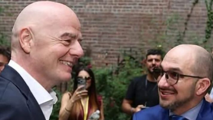 Infantino a New York con Commisso: “Un bellissimo pomeriggio nel nome di Rocco” Commisso ; Infantino